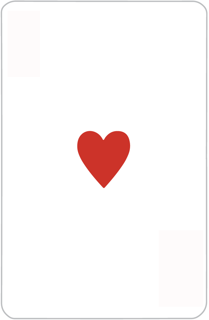 Hearts card